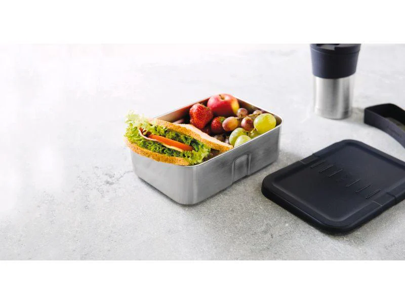 BergHOFF Essentials 3Pc 18/10 Stainless Steel Lunch Box, 8.25" - Image 3