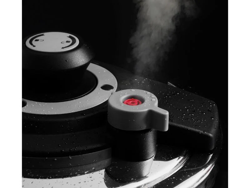 BergHOFF Essentials 2Pc 18/10 Stainless Steel Pressure Cooker Set 7.4 Qt & 4.2Qt - Image 4