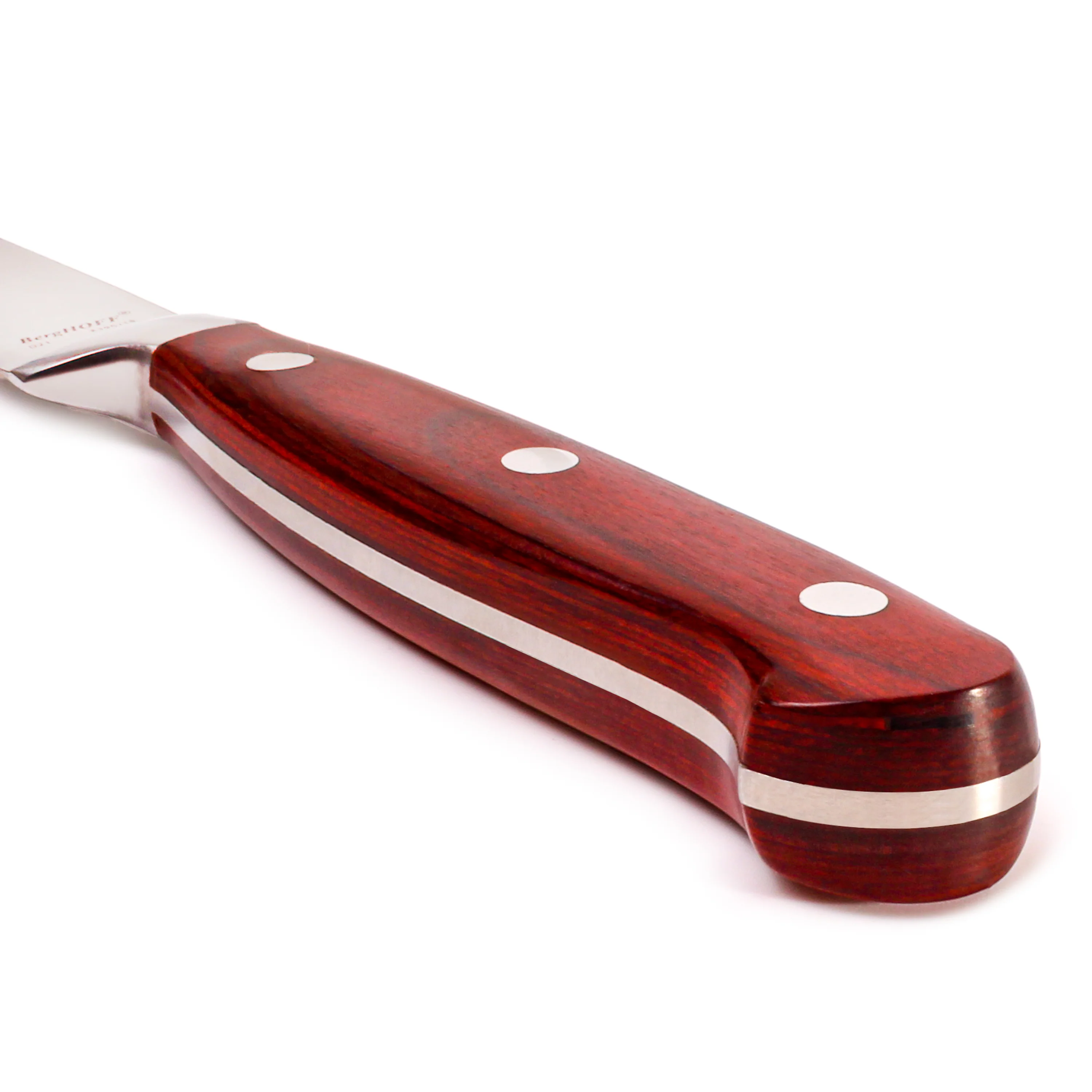 BergHOFF Pakka Wood 3Pc Stainless Steel Carving Set with Case - Image 7