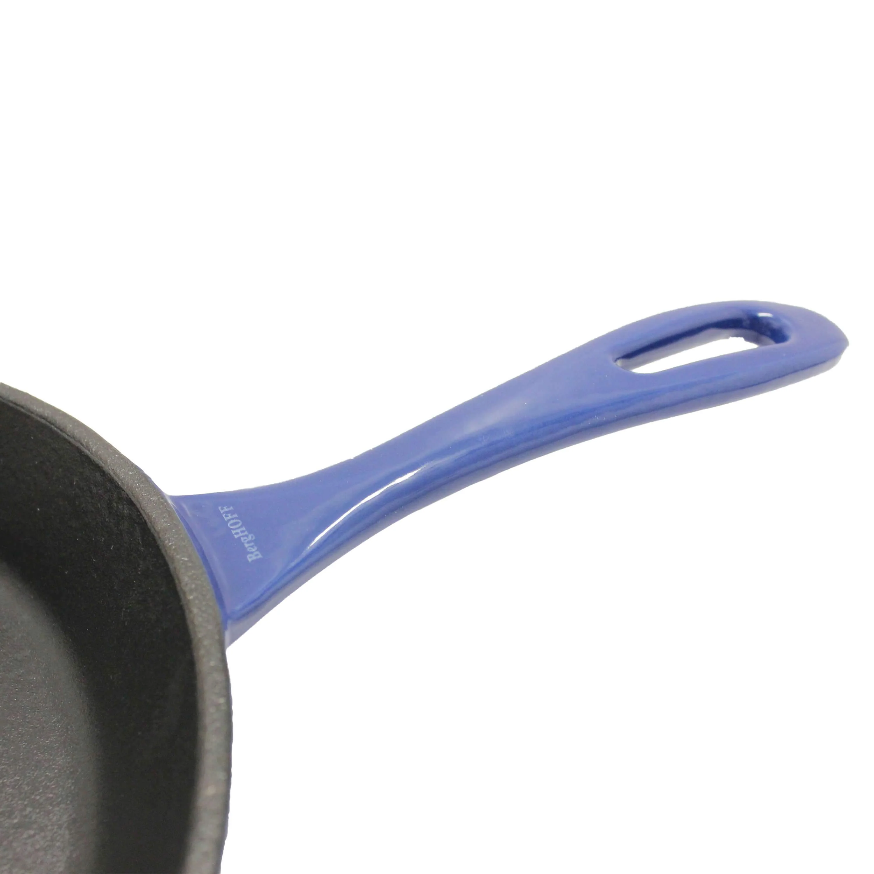 BergHOFF Neo 2pc Cast Iron 10" Fry and Grill Pan Cookware Set, Blue - Image 5