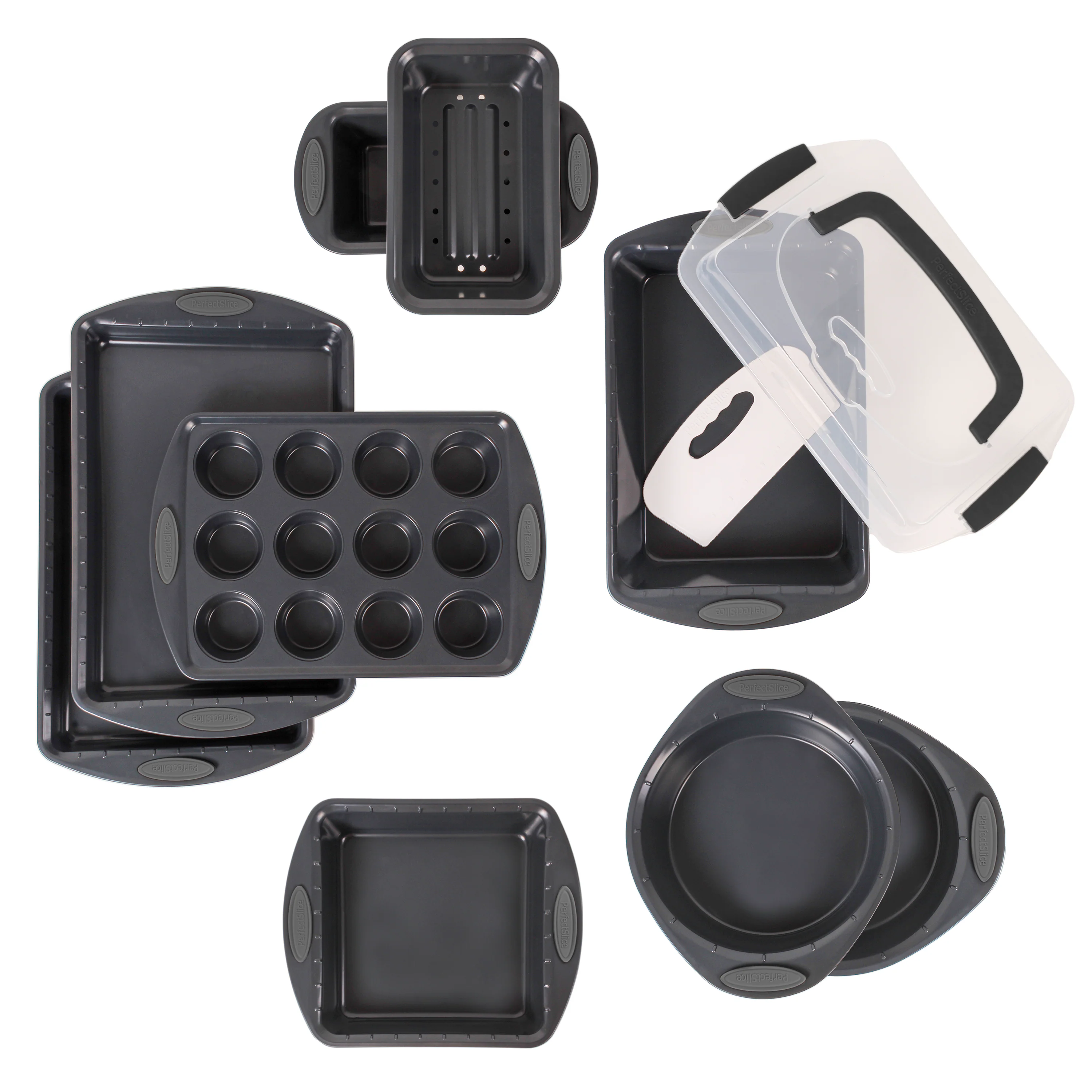BergHOFF 11Pc Perfect Slice Bakeware Set, Grey - Image 14