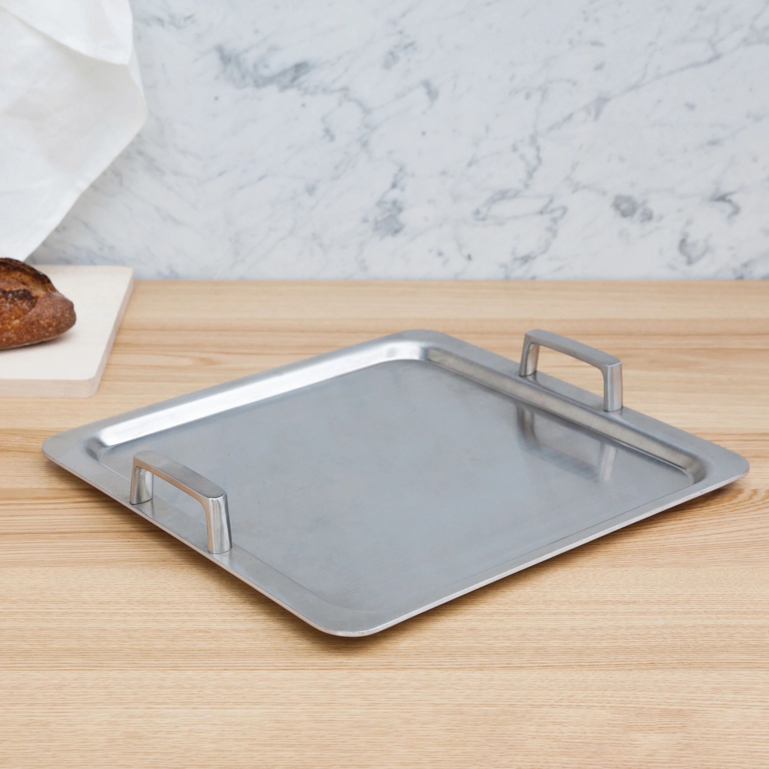 BergHOFF Ron 13.75" 18/10 Stainless Steel 5-Ply Teppanyaki Plate - Image 3