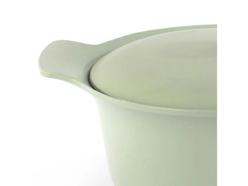 BergHOFF Ron 11" Cast Iron Dutch Oven 5.5Qt., Green - Image 3