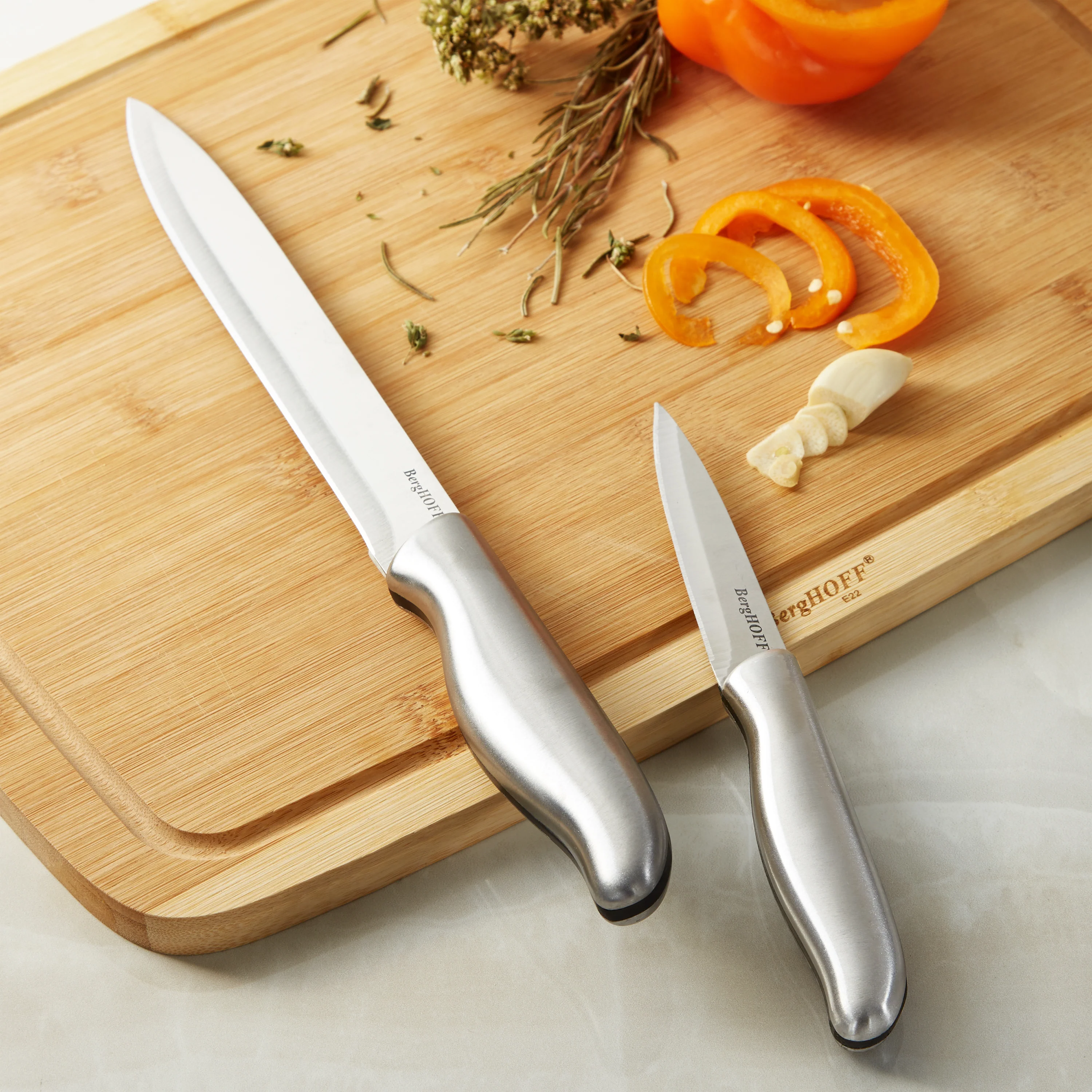 BergHOFF DiNA Entity 6pc Stainless Steel Knife Block Set - Image 7