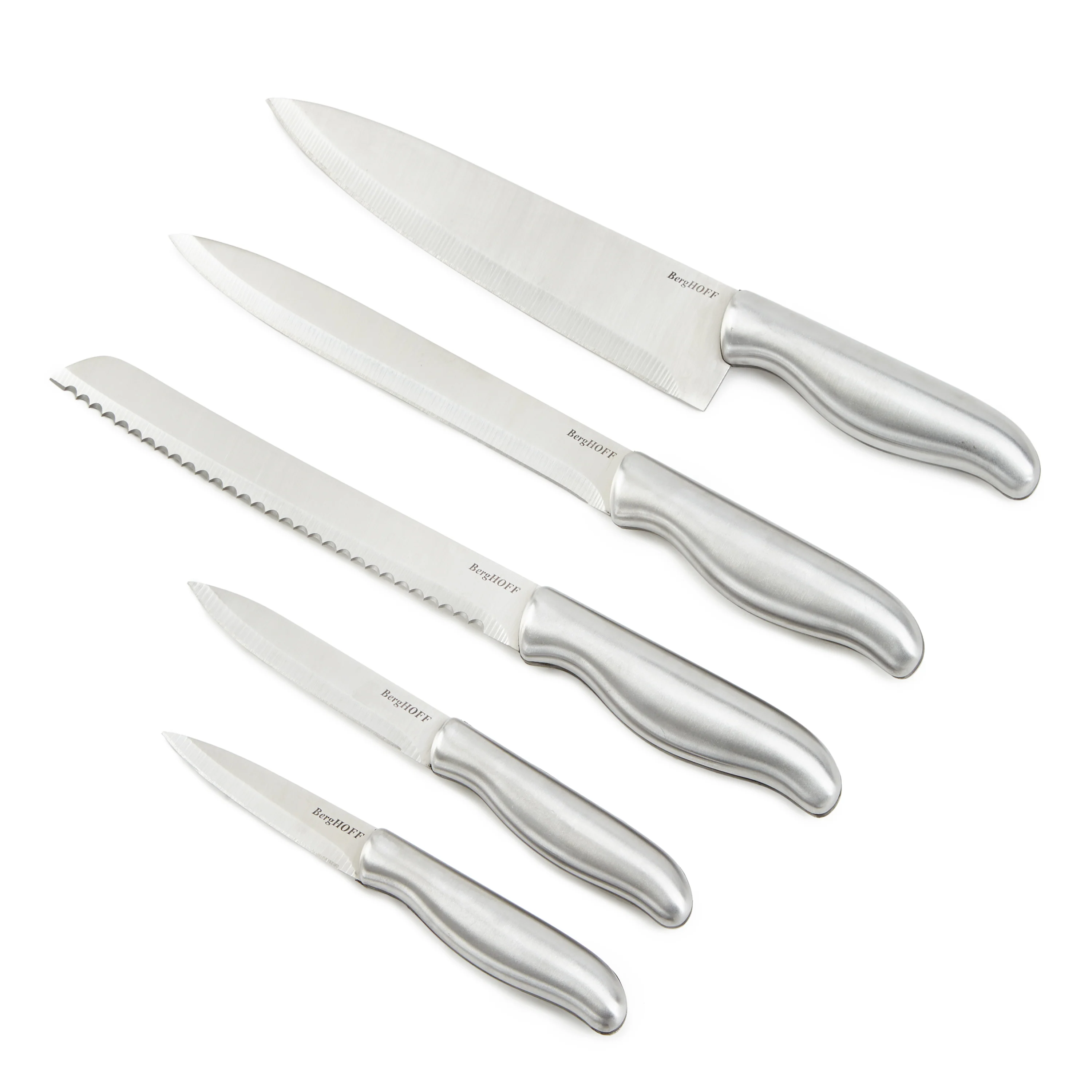 BergHOFF DiNA Entity 6pc Stainless Steel Knife Block Set - Image 8