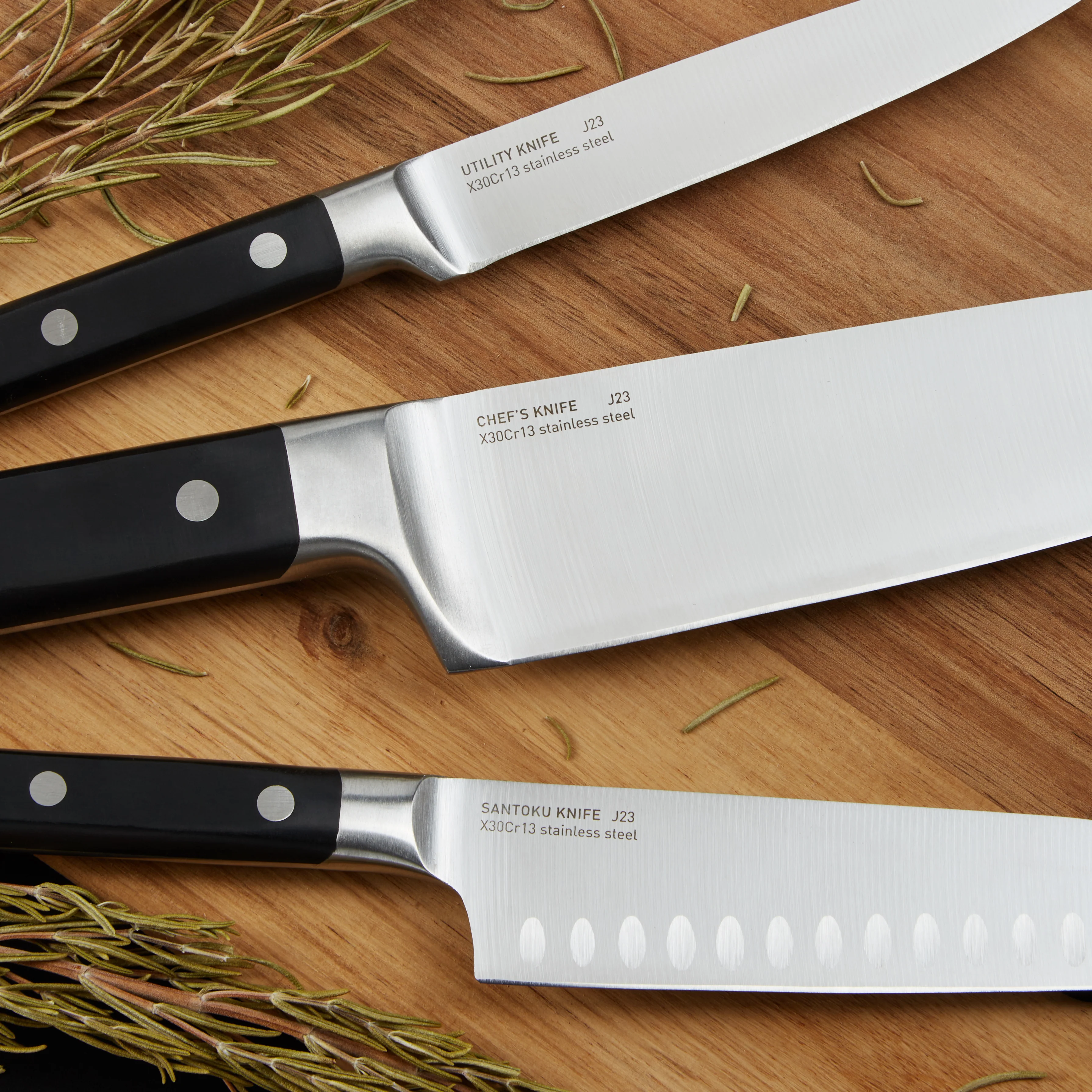 BergHOFF DiNA Gene 3pc Stainless Steel Knife Set - Image 3