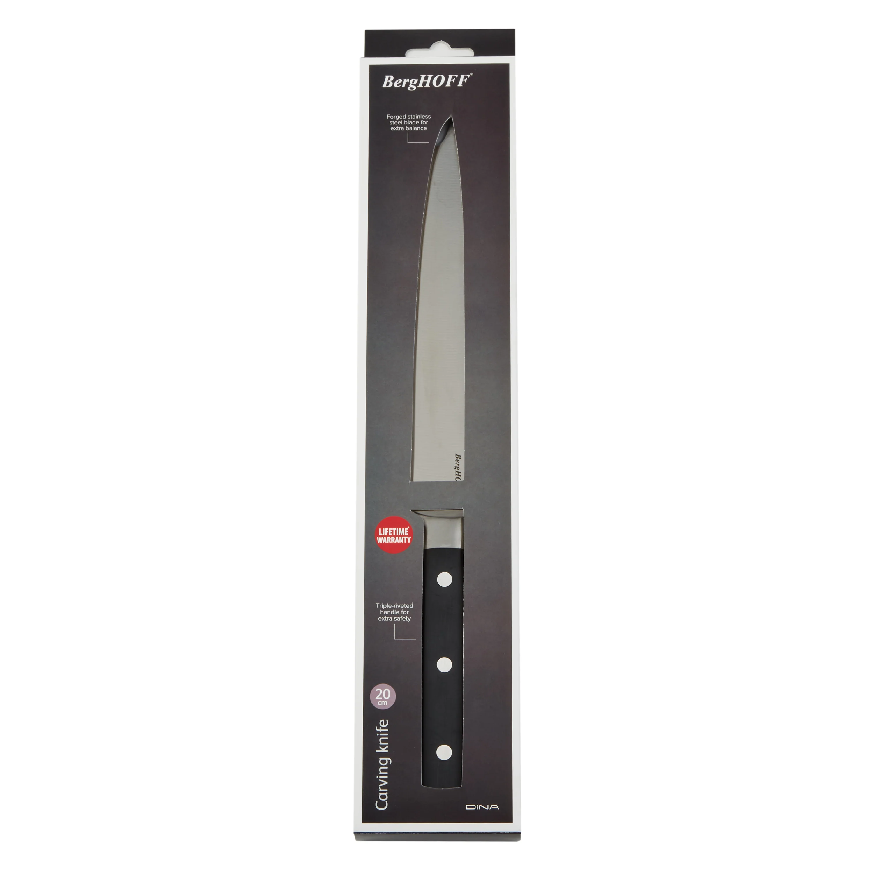 BergHOFF DiNA Gene Stainless Steel Carving Knife, 8" - Image 5