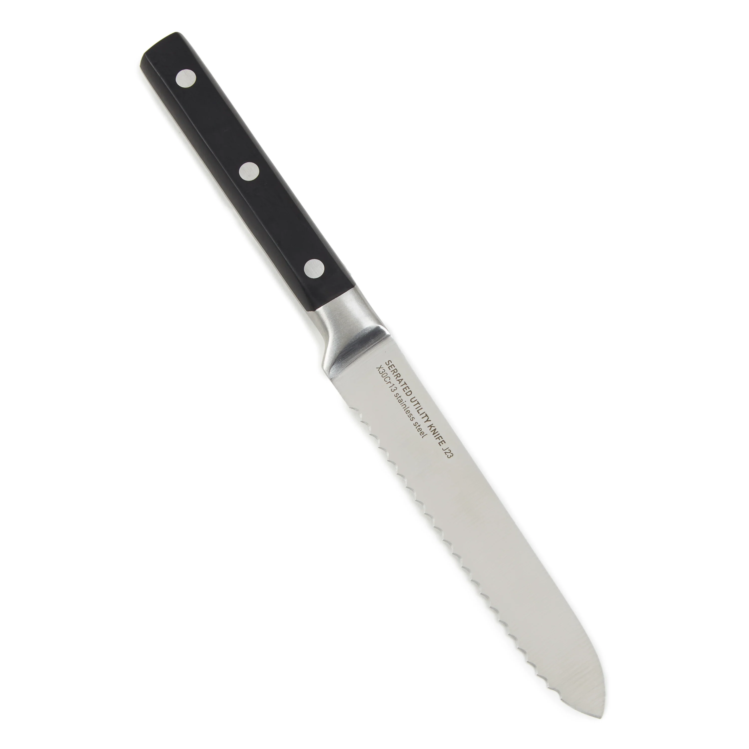 BergHOFF DiNA Gene Stainless Steel Serrated Utility Knife, 5" - Image 4