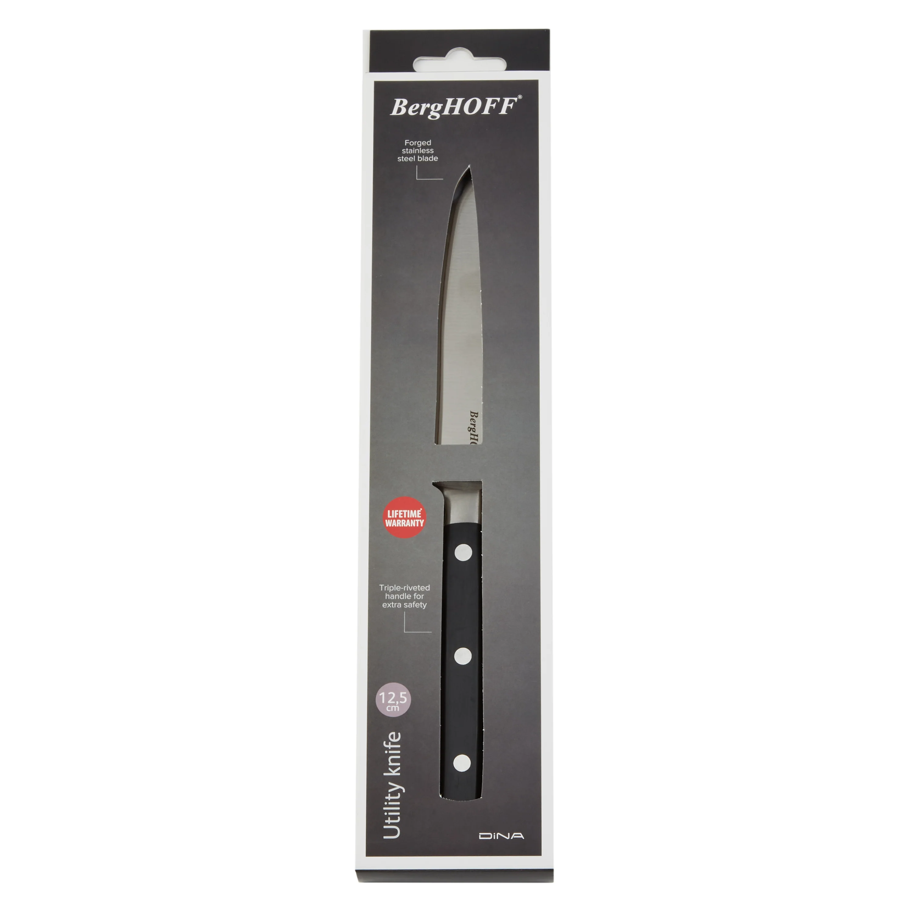 BergHOFF DiNA Gene Stainless Steel Utility Knife, 5" - Image 7